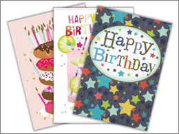 Open Birthday cards