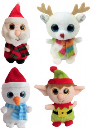 Christmas soft toys, including Christmas bears and