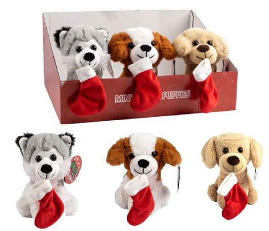 Christmas soft toys, including Christmas bears and