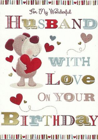 Simon Elvin Greetings large cute husband birthday cards | Simon Elvin ...